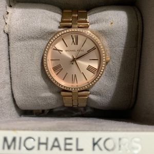 In the box Michael Kors watch rose gold